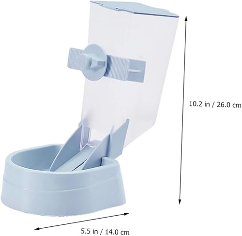 2l Hanging Automatic Pet Feeder Dog Bowl with Large Capacity, Space-Saving Food Dispenser for Cages, Suitable for Puppies and Adult Dogs