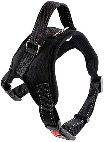 Nylon heavy-duty dog pet harness collar adjustable padded super large medium-sized small dog harness vest husky big dog product S 4