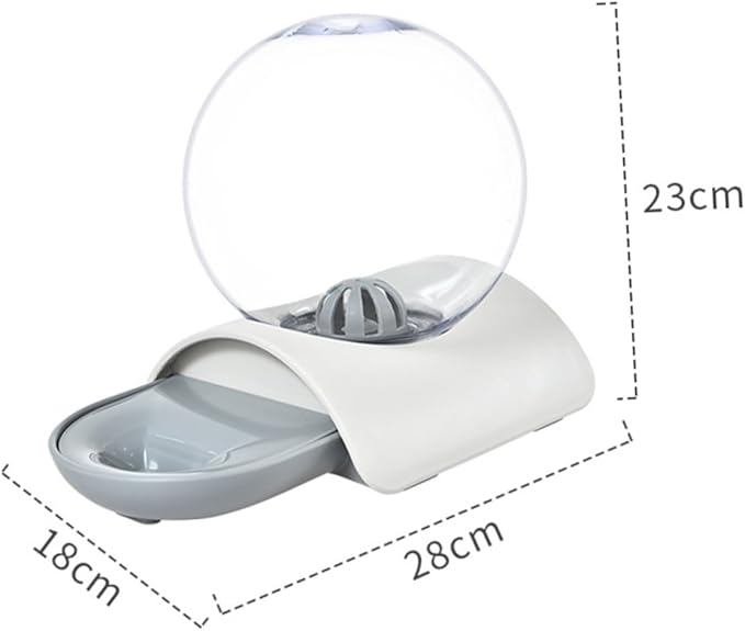 1pc Automatic Pet Waterer Dog Cat Water Bowl Feature Large Capacity Easy Cleaning