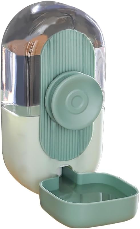 Automatic Waterer 29oz Food Feeder 27oz Water Dispenser Auto Feeders Feeding for Small & Large Cats Dogs