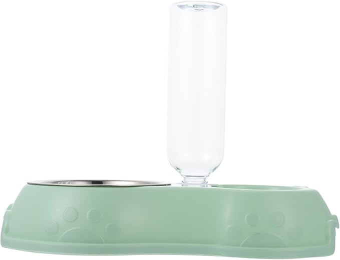 GANAZONO 1Set Automatic Detachable Pet Feeder Water Dispenser Convenient Dual Use Bowl for Cats and Dogs Resistant Design for Home and Pet Stores