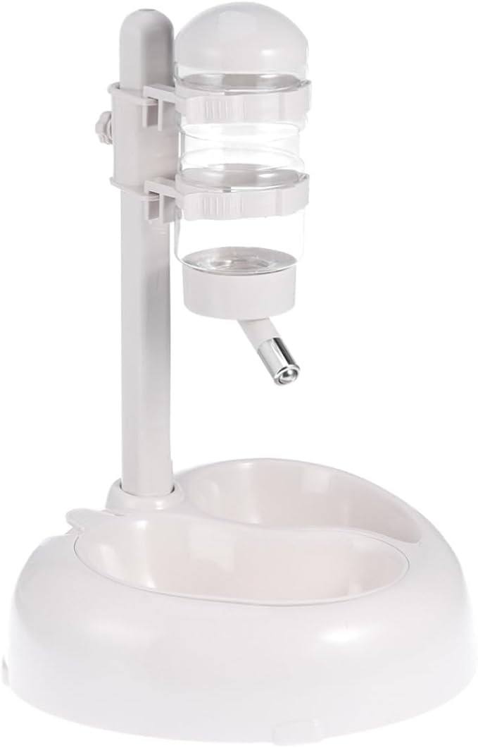 Automatic Pet Water Fountain Dispenser Cat Drinking Fountain Easy to Pet Supplies Non- and Cats White Color No Suckers Needed