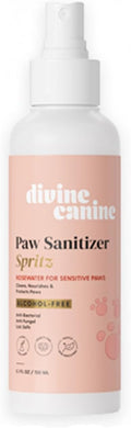Dog Paw Cleaner - 5.1 Fl Oz of Alcohol Free Paw Cleansing Spray - Made with Rosewater, Aloe, Copaiba Oil, and Lemongrass Oil to Nourish and Clean Paws - Made in The USA