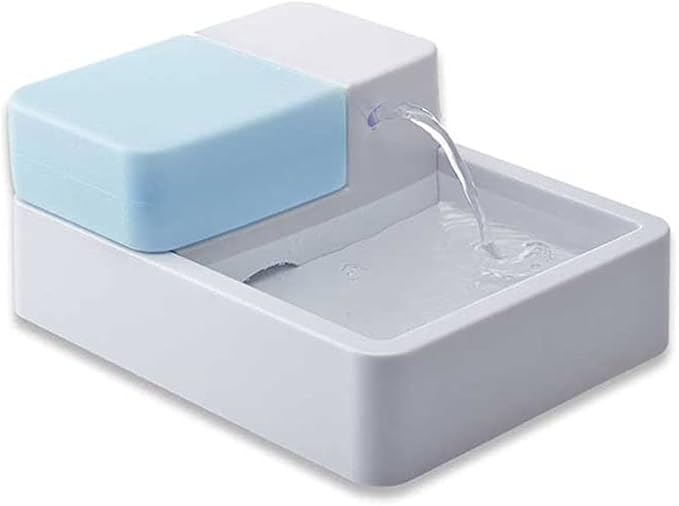 Pet Water Dispenser,Automatic Dog Waterer, Automatic Dog Water Bowl for Cats Dogs Birds Outdoor Small Animals, 1.8 Liters Pet Water Fountains