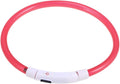 HANABASS Led Glowing Pet Dog Collar USB Rechargeable Dog -Saving Design for Night Visibility
