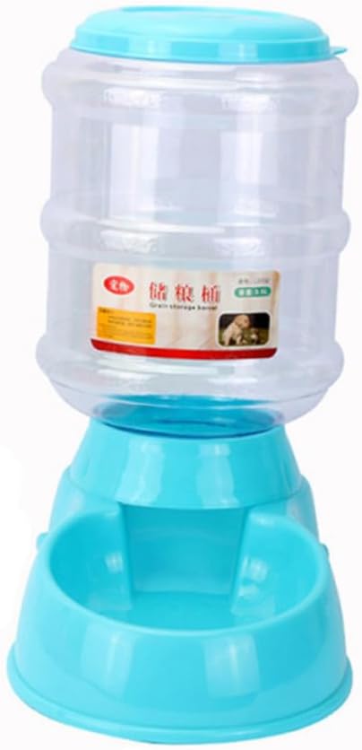 NOLITOY Automatic Pet Feeder Dish Capacity Blue Bowl for Cats Dogs and Puppies Non-Electric Secure Skid Base Safe Material for Easy Feeding