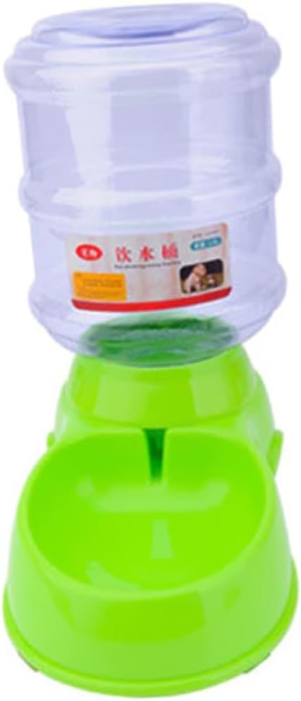 VICASKY Automatic Pet Food Bowl Large Capacity Green Feeding Device with Skid Pads Easy to Clean Safe Material for Dogs and Cats