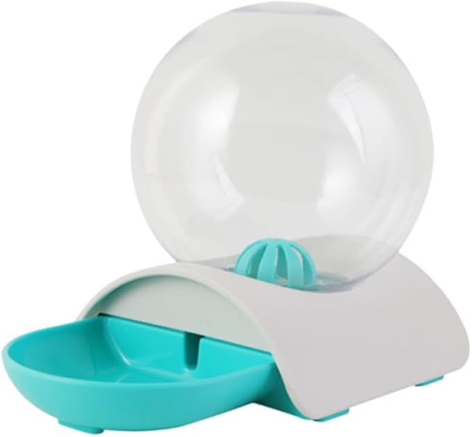 Happyyami Automatic Pet Water Dispenser Smooth Bowl and Stylish Pet Water Feeder for Cats and Dogs Blue for Home Use and Convenient Hydration