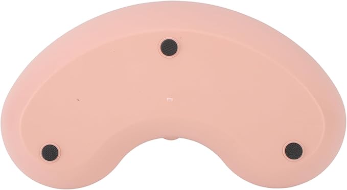 Dual Bowls 1.4L Cat Dog Water Dispenser Automatic Pets Water Food Feeder, Slant Mouth, Slip Base (Pink)