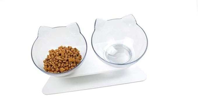 Pets Feeding Dishes Automatic Feeders Plastic Dog Cat Bowls Double NonSlip Pet Bowl for Dogs Puppy Cats Food Water Feeder Portable