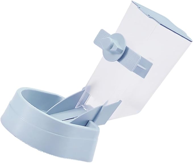 Automatic Pet Feeder Hanging Dog Food Dispenser Deepened Bowl Space-Saving Cage Feeder for Puppies and Dogs Easy and Add Food Stargazing