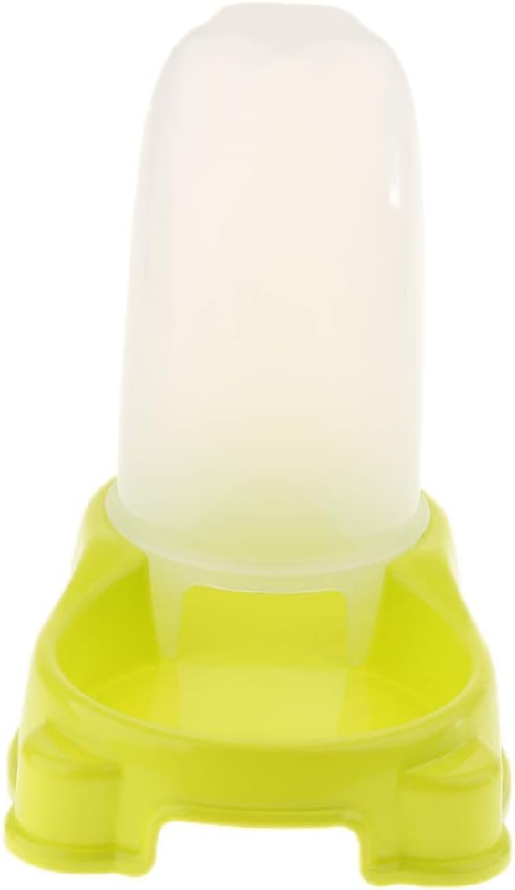 Pet Feeder Waterer Automatic Food and Water Dispenser Bowl for Dogs and Cats (Green)