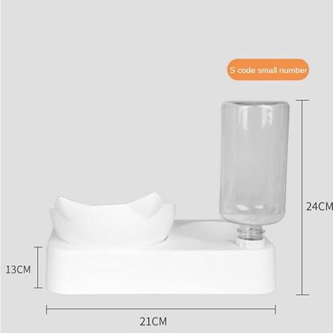 Pet Bowl Automatic Feeder Dog Food Bowl with Water Dispenser Double Dog Drinking Bowl Dish Bowls for Pet Food Supplies