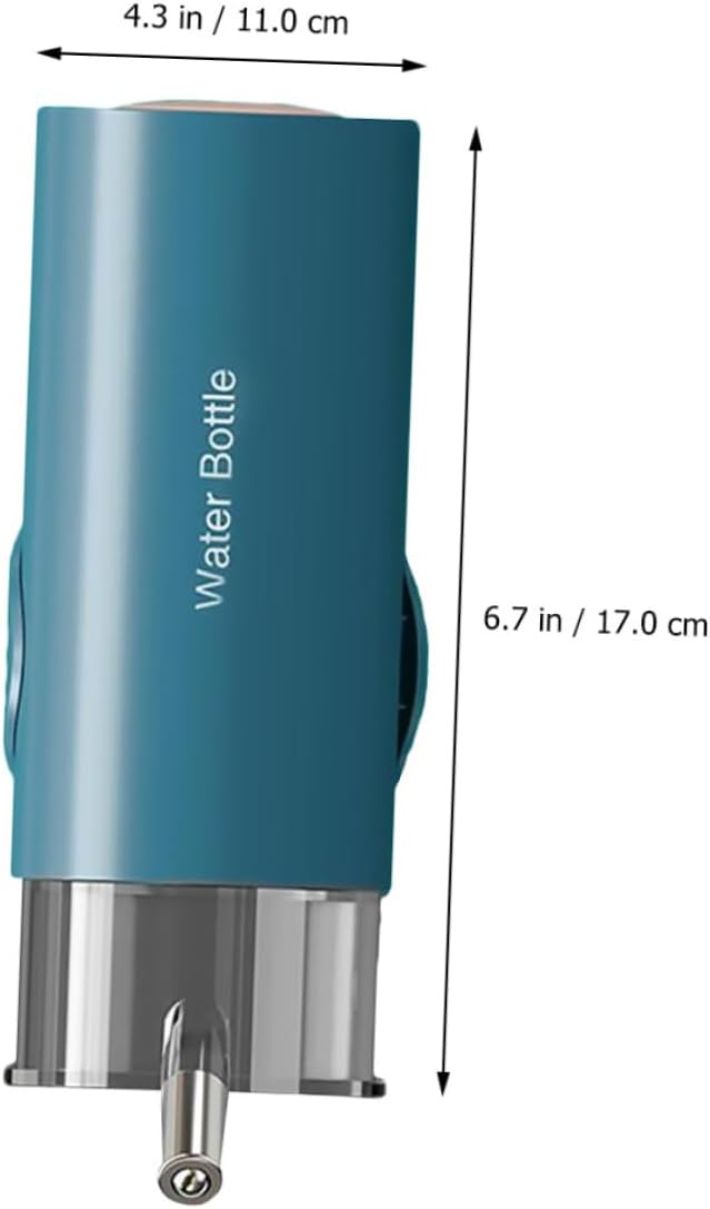 GANAZONO 550ML Dog Water Dispenser Hanging PET Waterer Small Size Automatic PET Feeder for Dogs and Cats No Mess Drinking Solution