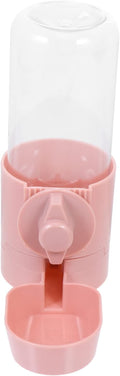 Hanging Automatic Pet Water Feeder for Dogs Cats Rabbits Capacity Compact Design Easy to Install Drinking Device Pink