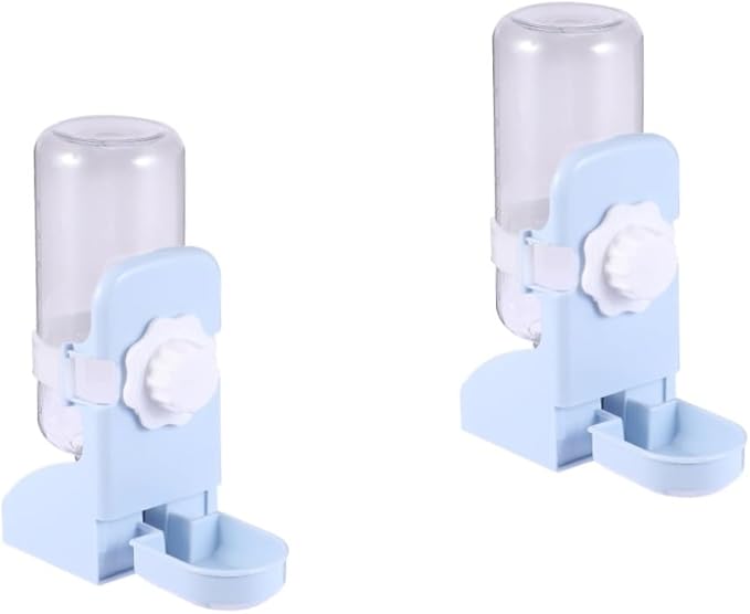 NOLITOY 2pcs Hanging Dispenser for Pets Automatic Water Feeder Station for Dogs and Cats Leak Design Use