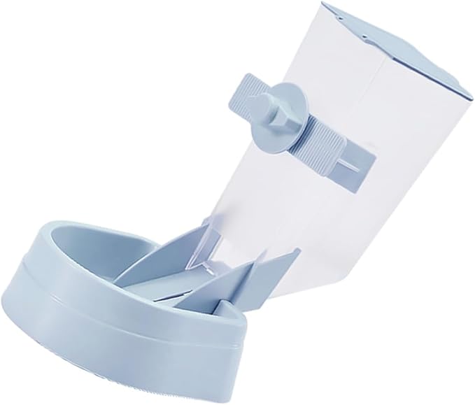 Yardwe 2l Automatic Dog Feeder Hanging Bowl Pet Food Dispenser for Puppy Cage Feeding Supplies