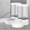 Automatic Feeder Automatic Dog Feeder and Water Dispenser Set Gravity Self Feeding Food Waterer for Small Medium Pet Cats Dogs Kitten Puppy Pet Water Dispenser (Color : Red) (White)