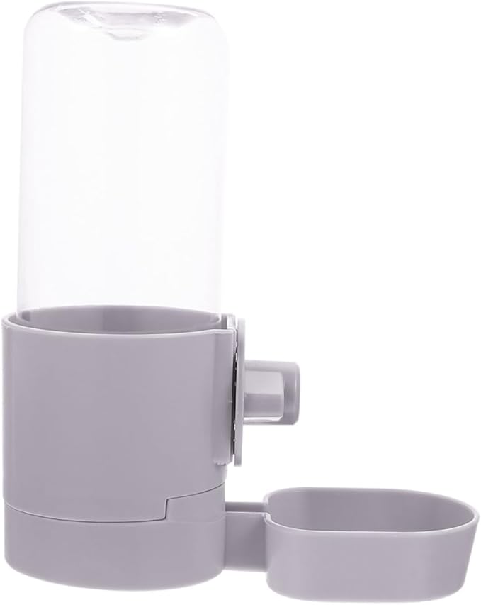 GANAZONO Hanging Automatic Pet Waterer for Cats and Dogs and Easy to Feeder Compact Design for Indoor Use for Busy Pet Owners Gray