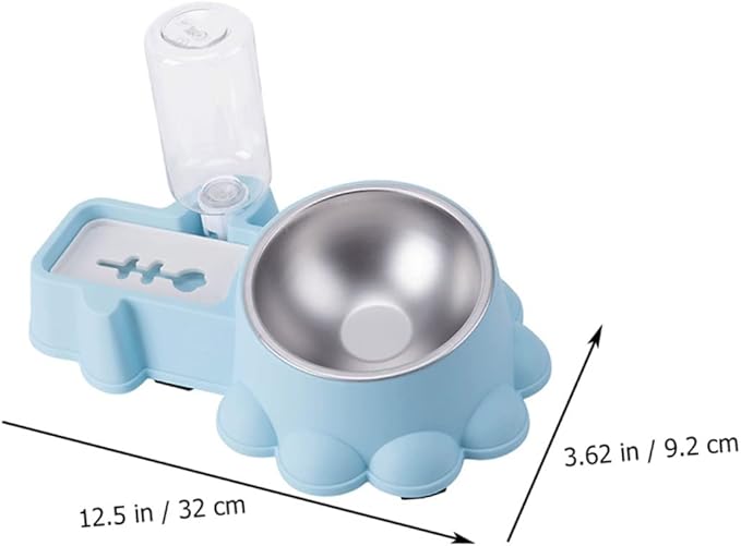 1 Set Multi Function Dog Feeder and Adorable Cat Feeding Bowl Automatic Water Dispenser Durable and Pet Bowl for Home and Pet Stores