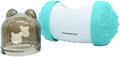 Pets Indestructible Dry Kibble Dispenser Play Toy for Dogs & Cats Automatic Food Leaking Fun Balls Feeder with Interactive Slow Feeder IQ Enrichment Brain Stimulation (Teal)
