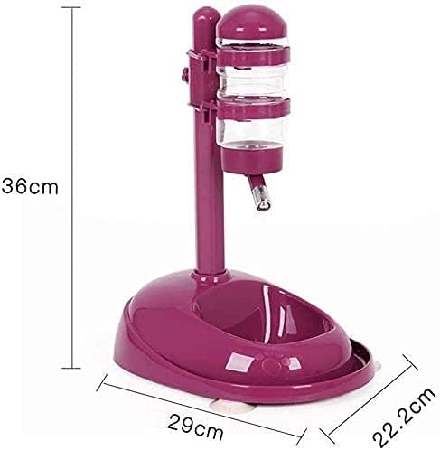 Pet Water Dispenser, Pet Feeder and Waterer Self Dispensing Automatic Feeder - Food and Water Dispenser Set Dog Cat Pet Food Bowl,Perfect for Cats or Dogs(White)