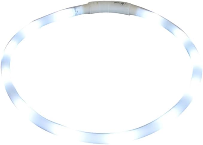Didiseaon 3pcs Led Pet Collar 4-Mode Light-up Dog Collar Rechargeable Safety Cable 55cm Tailored Fit