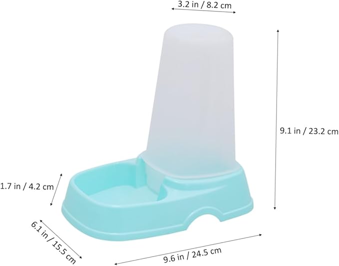 VANZACK 2pcs Automatic Feeder for Pet Dogs Cats Food Dispenser Easy Single Multiple Stay Convenience