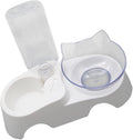 HANABASS Inclined Pet Bowl Automatic Water Feeder Dog Food Dispenser Dog Cat Feeder
