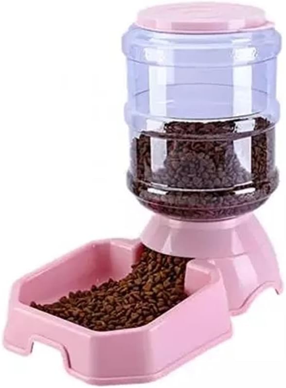 3.8L Automatic Pet Feeders Dog Drinking Bowl Large Capacity Water Food Holder Dogs Supplies (Color : A, Size : One Size) (C One size)
