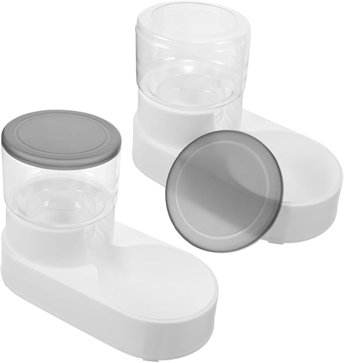 HANABASS 2pcs Automatic Pet Water Feeder with Gravity Design No-Spill Water Dispenser for Dogs and Cats Durable Material for Home and Pet Stores