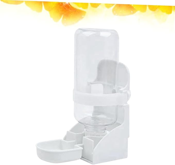 Pet Automatic Water Feeder for Dogs and Cats Gravity Drinking Tool Easy to Use Smooth Surface for Home Pet Shops White Color