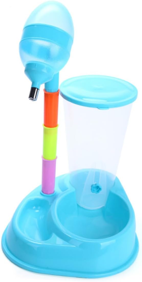 Safe Plastic Pet Waterer Automatic Feeder for Dogs Cats Leakproof Design
