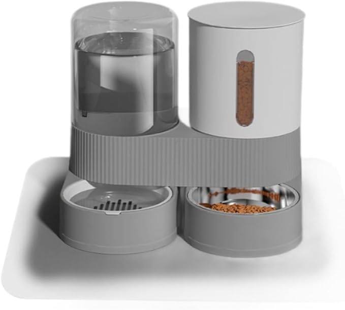 Popular pet Automatic Feeder Water Feeder cat Dog Bowl cat Basin 2-in-1 Water Dispenser