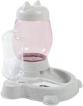 Dog Bowls Cat Bowls Pet Automatic Feeder Cat Dog Food Dispense Water Drinking Bowl Feeding Dispenser for Cats Dogs Gray