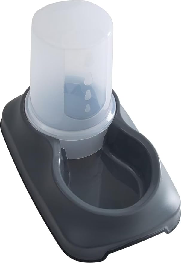 Fonteme|Pounce + Fetch Cat & Dog Automatic Feeder & Water Dispenser, White, 1.5-liters