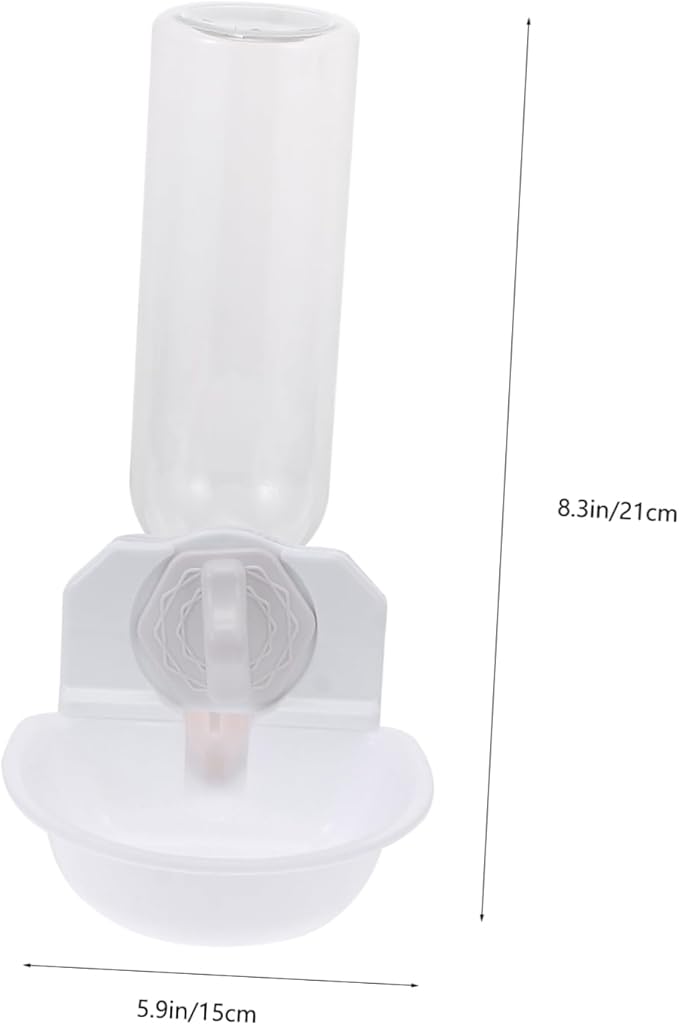 MERRYHAPY Automatic PET Water Dispenser for Dogs and Cats Wall-Mounted Water Feeder 1.5L Capacity for Home and Travel