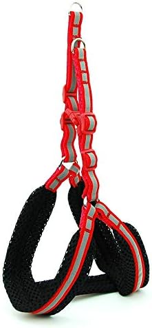 Dog cat sling vest reflective breathable mesh pet products dog leash adjustable collar small dog small dog walking at night