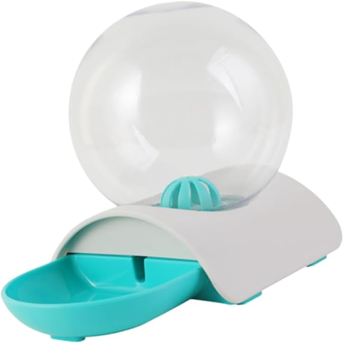 HANABASS Automatic Pet Water Dispenser Smooth Drinking Bowl for Cats and Dogs Blue Unique Design Prevents Spills for Home Decor Easy to Clean