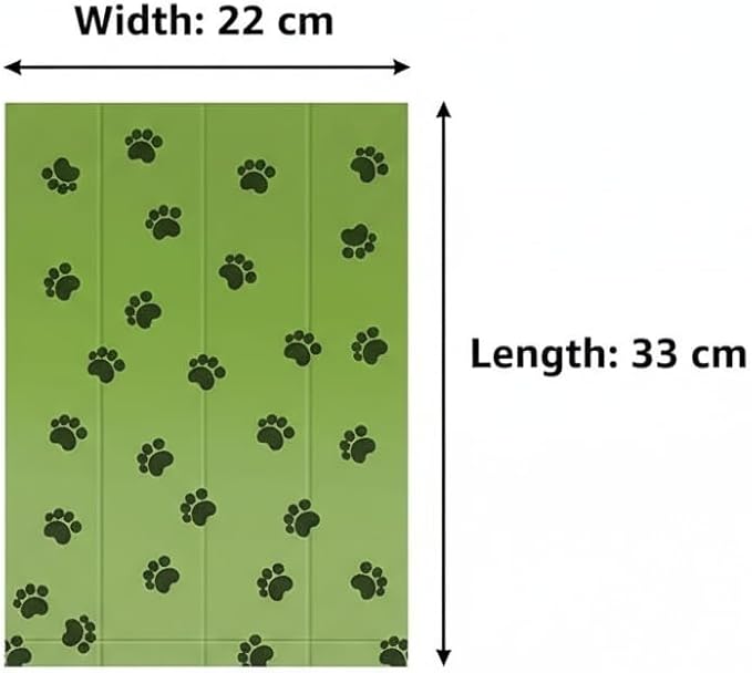 Disposable Dog Poop Bags Rolls - Smell-Proof Scented, Thickened Leak-Proof, Sturdy Durable, 510 Bags per Pack, Dog Pet Supplies