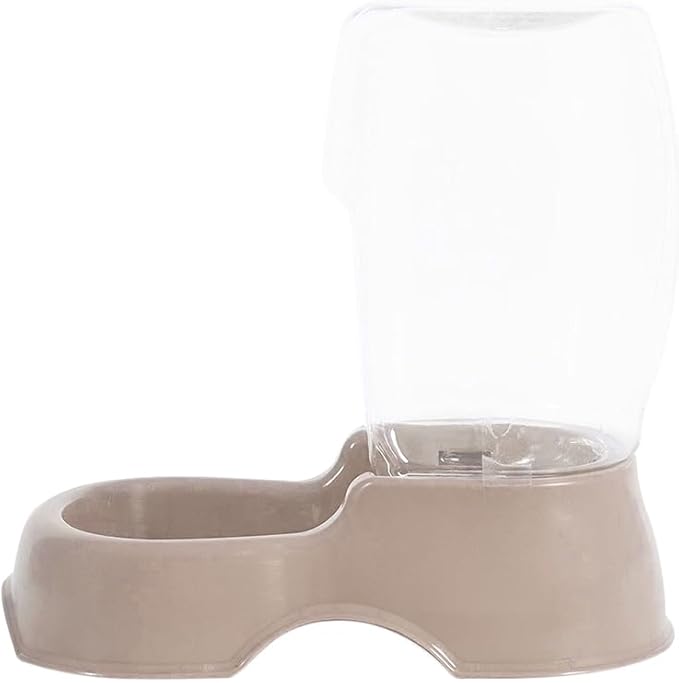 30OZ Pet Water Dispenser Plastic Automatic Refill Dog Drinking Fountain Cat Water Feeder Transparent Bottle for Home Use 8.46 * 6.69 * 4.72in