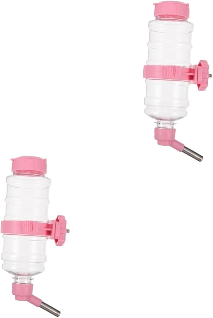 FRCOLOR 2pcs Automatic Pet Water Dispenser Capacity Design Easy to Use Water Feeding Bowl for Pets Wall-Mounted for Chinchillas and Cats