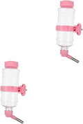 FRCOLOR 2pcs Automatic Pet Water Dispenser Capacity Design Easy to Use Water Feeding Bowl for Pets Wall-Mounted for Chinchillas and Cats
