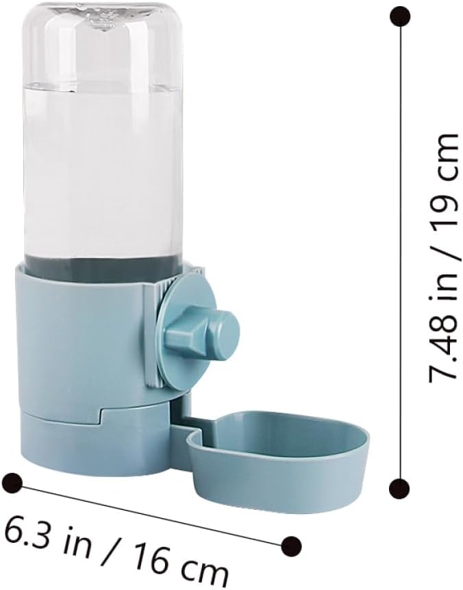 Happyyami Automatic Hanging PET Water Dispenser for Cats and Dogs Indoor Water Feeder 2L Capacity Plastic Waterer for Rabbits and Small Animals