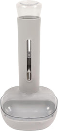 Luqeeg Pet Standing Water Dispenser, Detachable Automatic Pet Water Station with Adjustable Height, 680ml Anti Slip Cat Feeder for Dogs, Cats, Small Pets, Removable Bowl Included