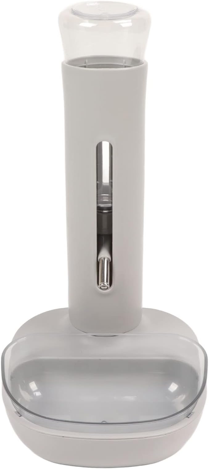 Dog Standing Water Dispenser Bowl Automatic Detachable Pet Drinking Feeder 680ml