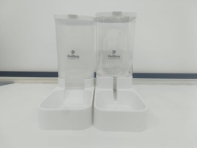 Automatic Pet Feeders Automatic Dog Food and Water Dispenser Water Dispenser for Dogs Gravity Water Dispenser Cat Feeders Automatic Cat Food Dog Water and Food Dispenser Gravity Pet Water Dispenser