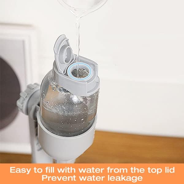 Pet Standing Water Dispenser Bowl, Pet Feeding Bowl, Cat Dog Standing Bowl 500ml Water Dispenser, Pet Automatic Standing Water Feeder Detachable Height, Pet Supplies