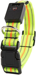 USB Rechargeable Dog Collar Light with Reflective Strips, Waterproof & Adjustable, Bright LED Light for Night Walking, Safety Glow Collar for Dogs