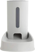 feeders Gray Large Capacity Automatic Feeder 3.8L pet cat Dog Feeder Machine Bowl Plastic PP